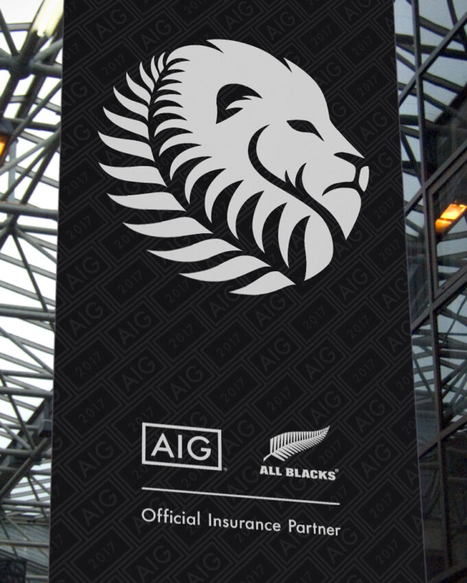 AIG Lions banner xpx