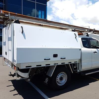Commercial ute service body fitout