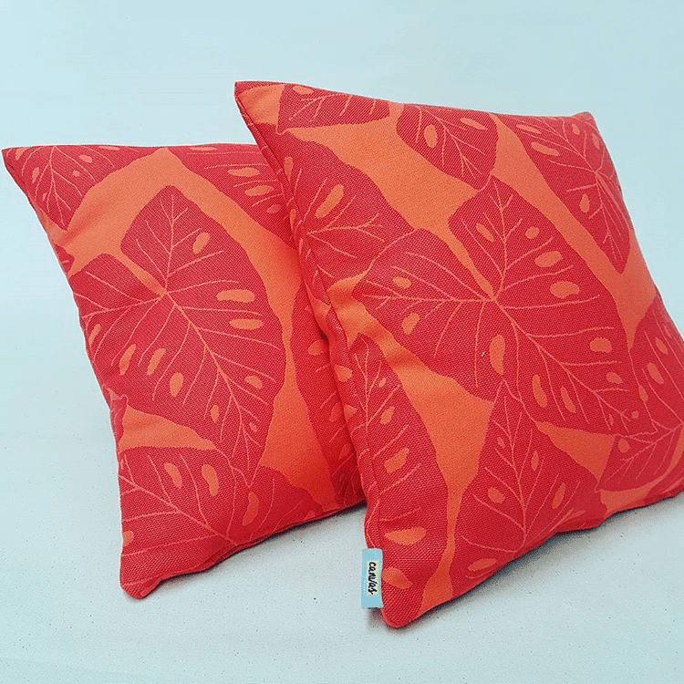 Custom Made Cushions in Red
