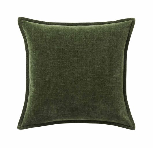 Weave Nova Forest velvet look cushion front