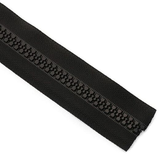 YKK Continuous Vislon Zipper Chain Black  