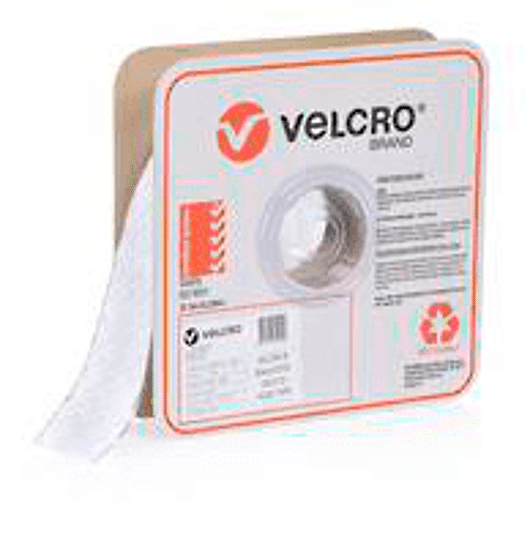 velcro brand self adhesive hook mm white roll