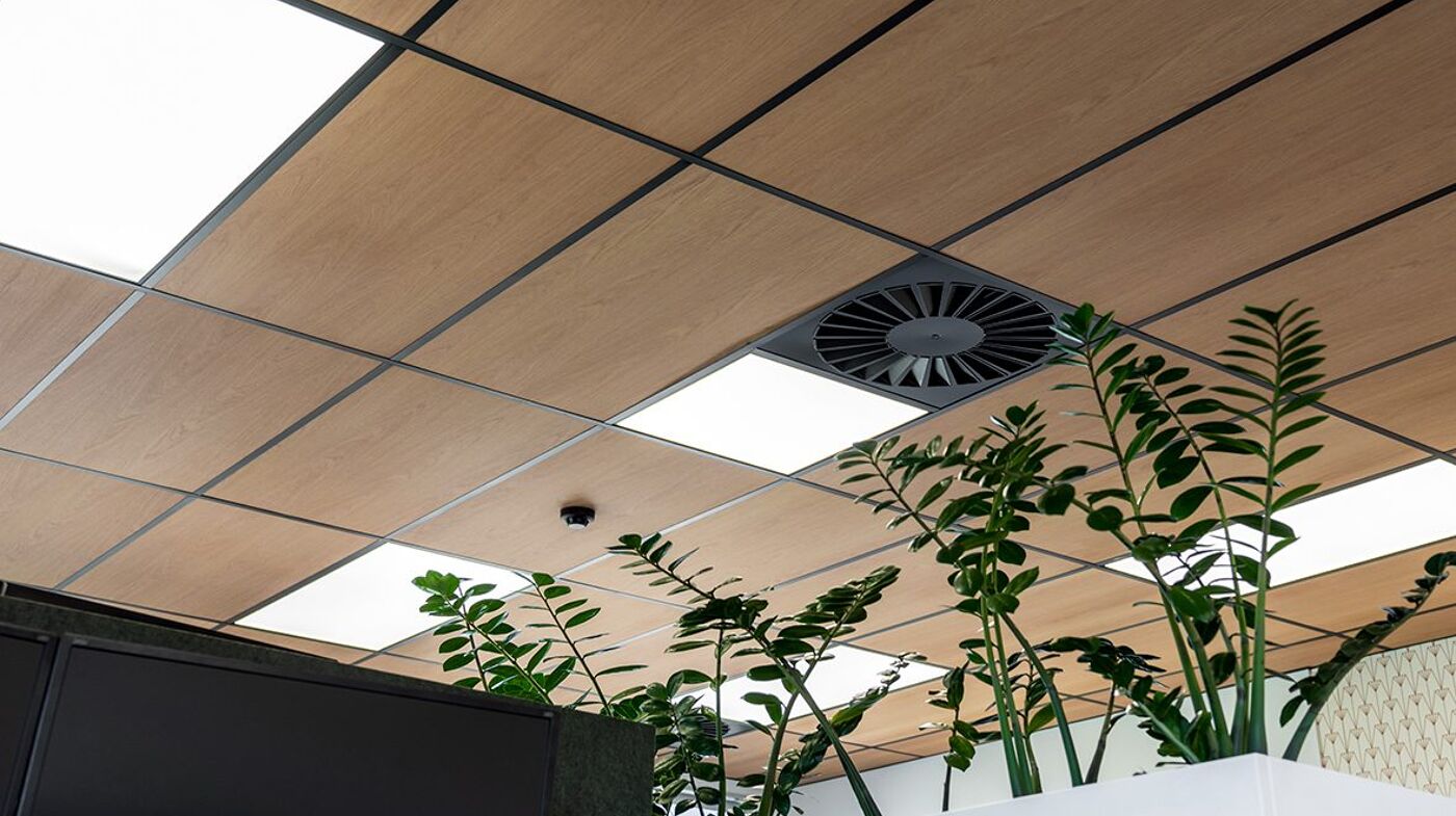 Acoustic Timber Ceiling Tile W Oak