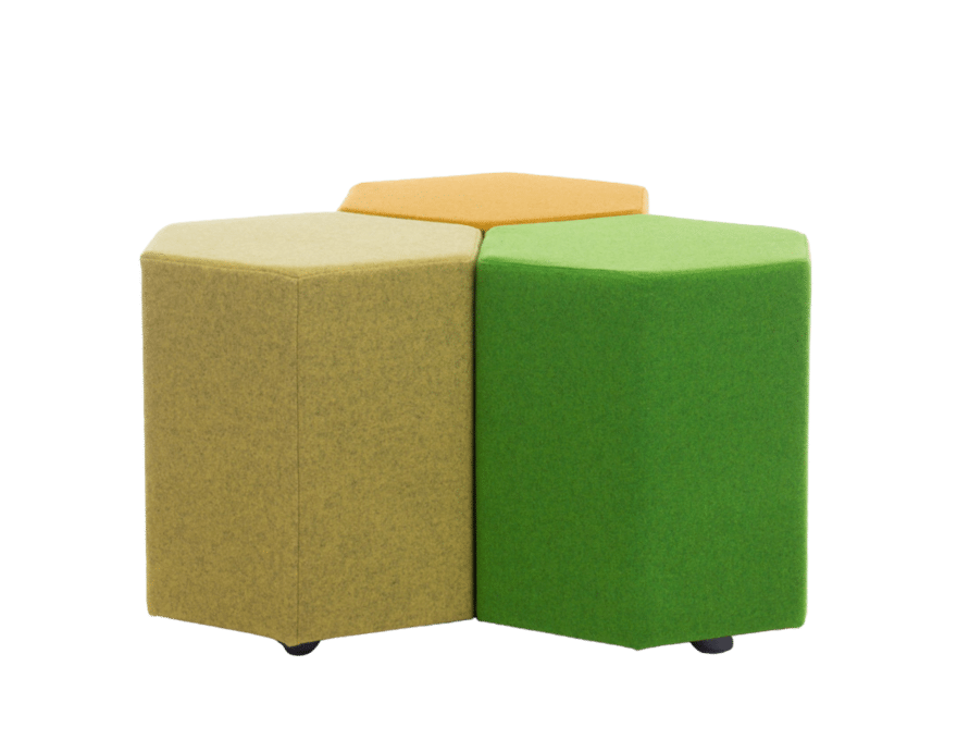 products honeycomb ottoman 