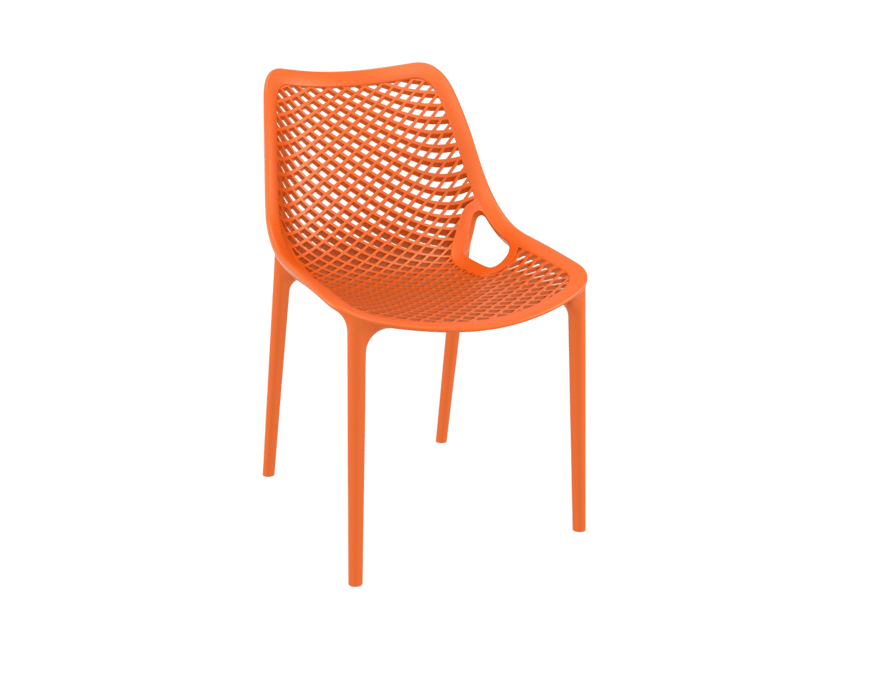 products oxygen chair orange