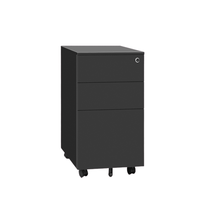 products slimline pedestal black