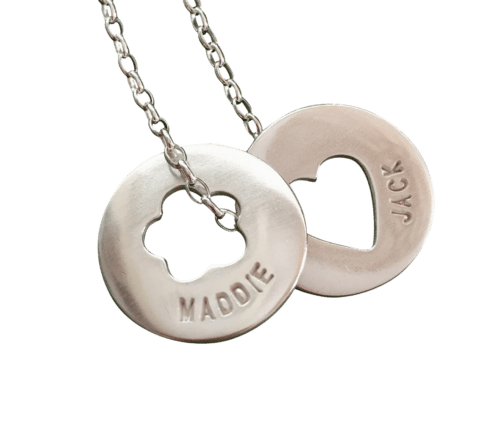 Heart Centre Name Disc Necklace