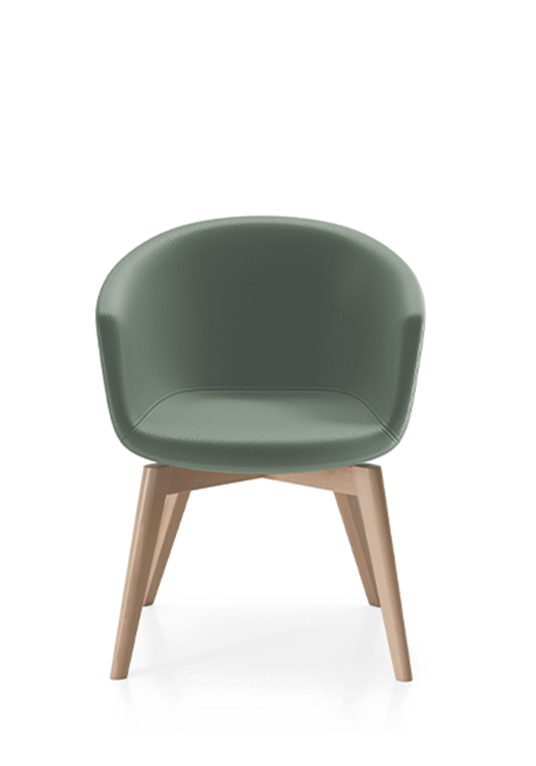 CH Jolly Chair green timber base Supplier