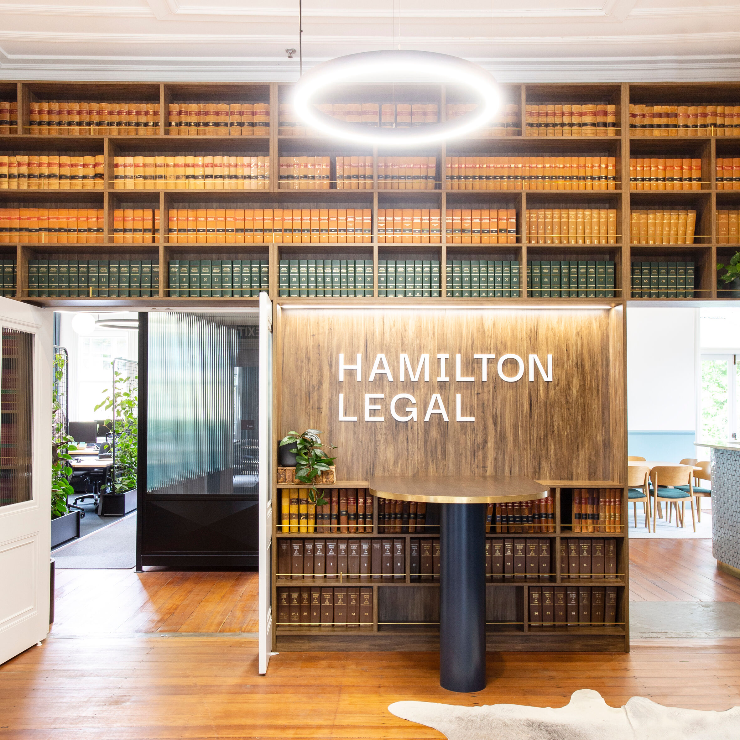 Hamilton Legal workspace fitout by Designwell