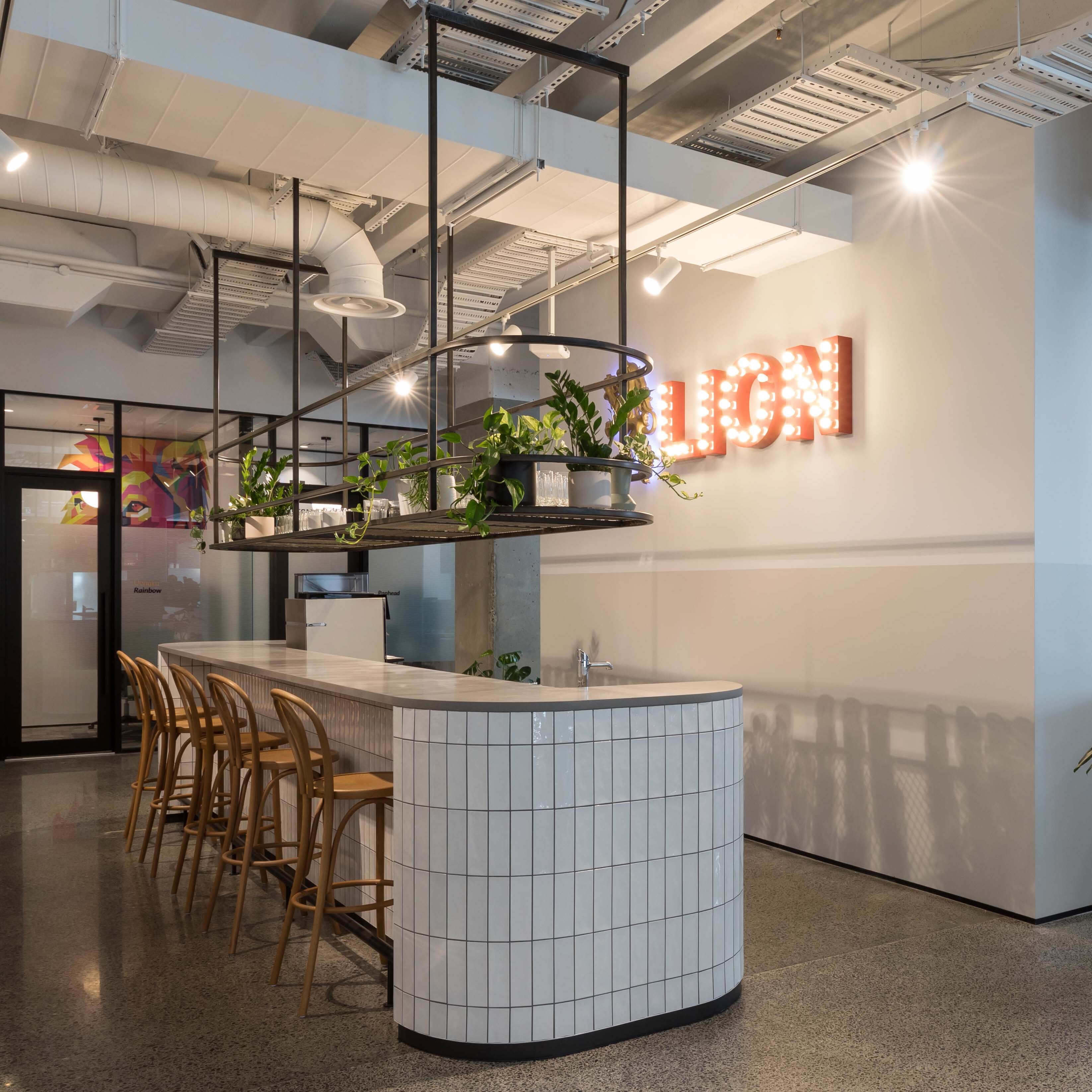 Lion HQ in Auckland with a fun and social interior vibe.