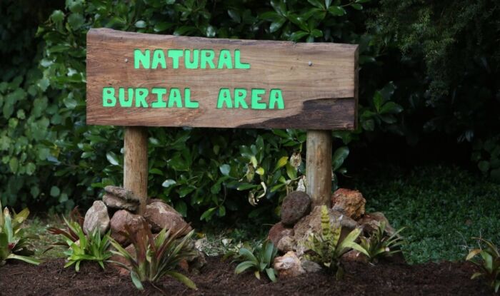 Natural burial area