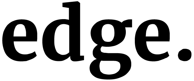 Edge logo black