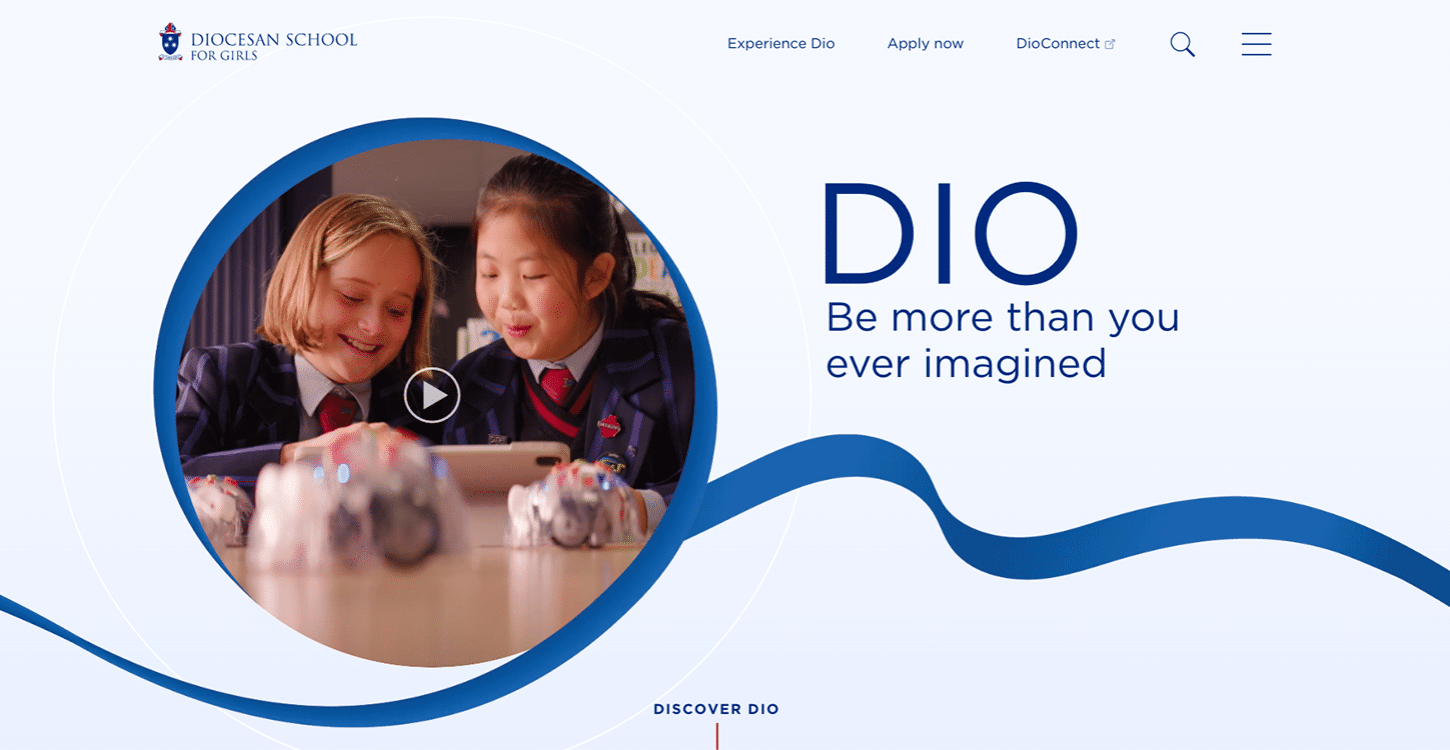 diocesan school Homepage banner