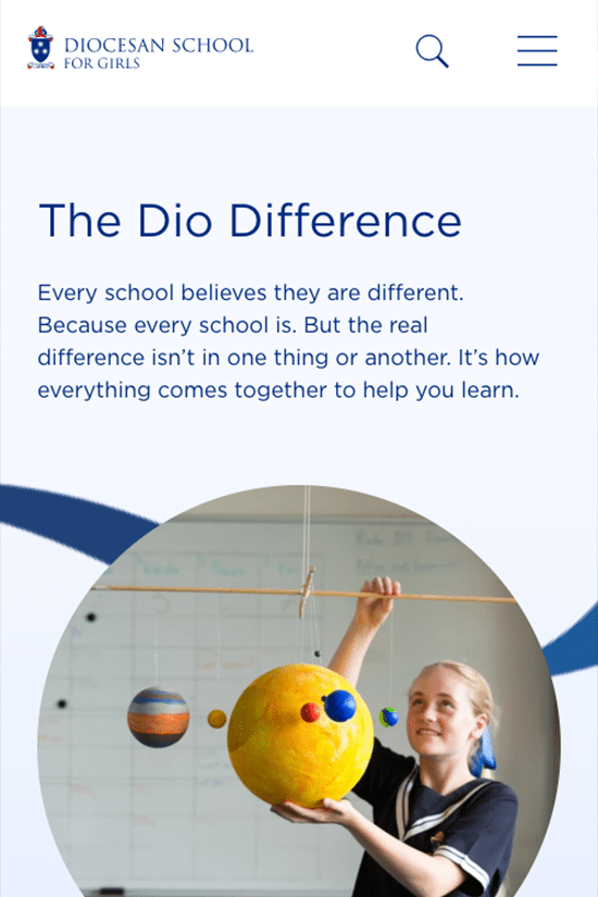 diocesan school difference mobile