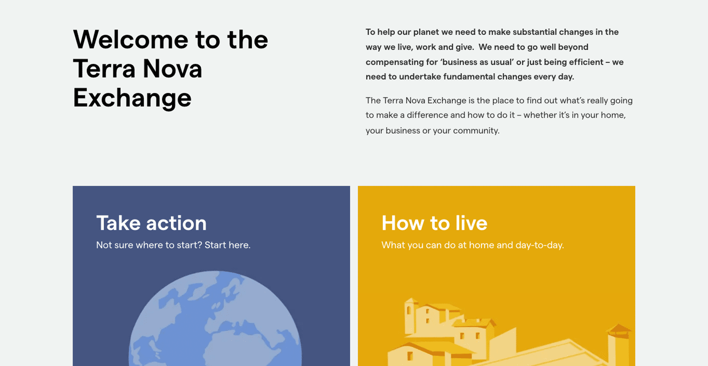 Terra Nova Homepage