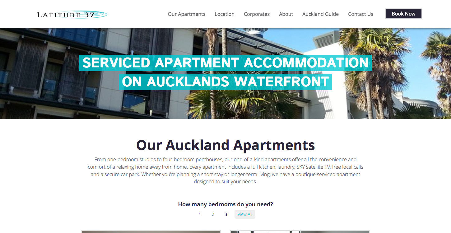 ss latitude website redesign apartments dt