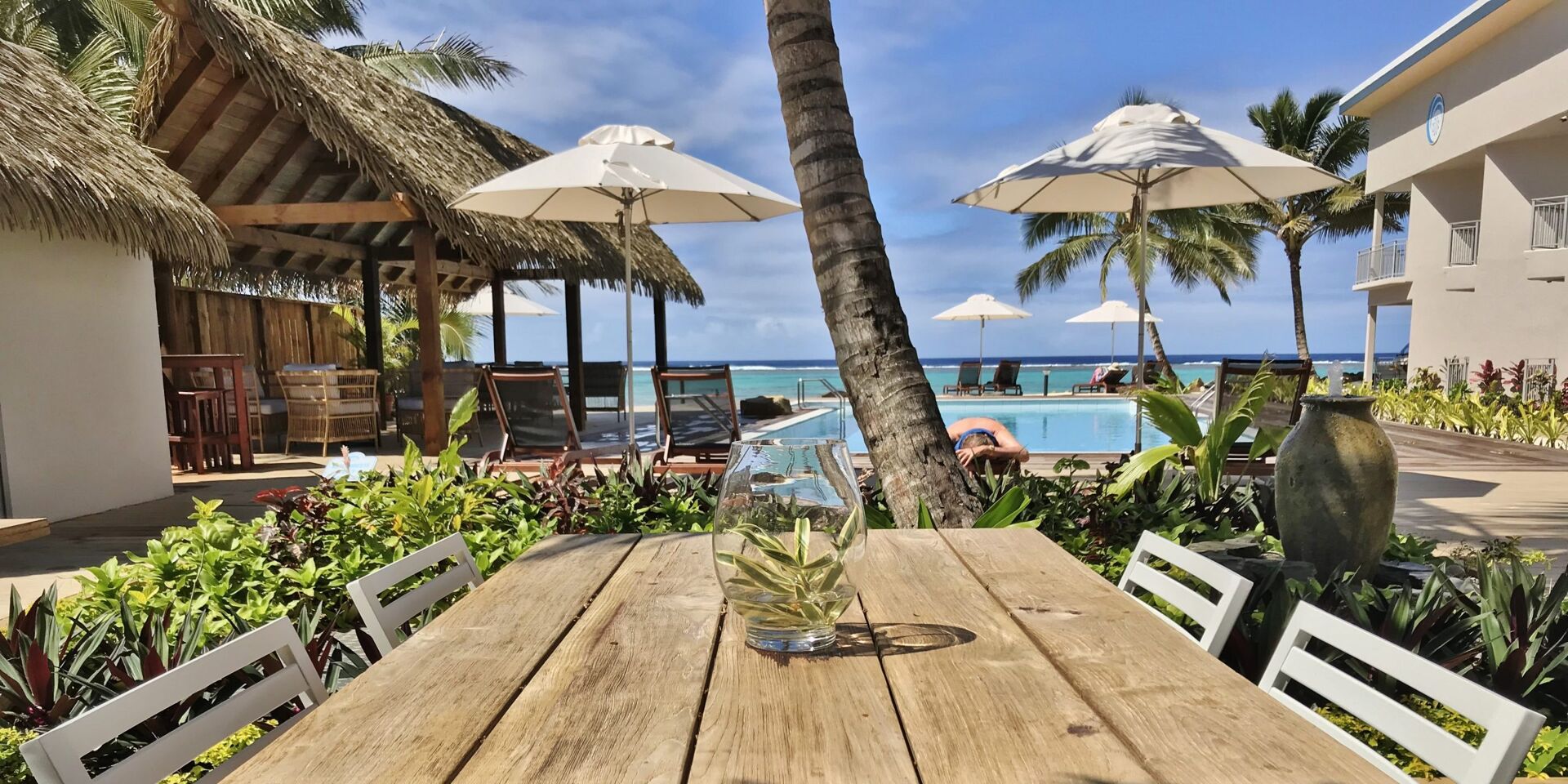 Moana Sands Lagoon Resort Outdoor Sun Umbrella